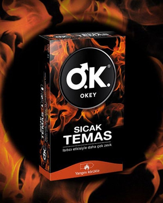 Okey Prezervatif Sıcak Temas 10'lu