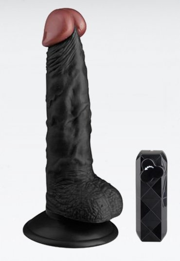 Titreşimli 18 Cm Zenci Vibratör