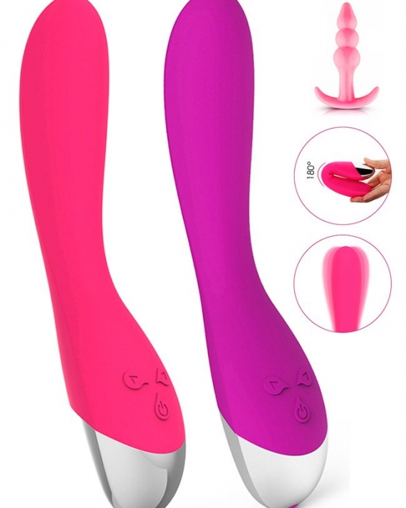 Su Geçirmez USB Şarzlı Medikal Slikon Orgazm Vibratörü