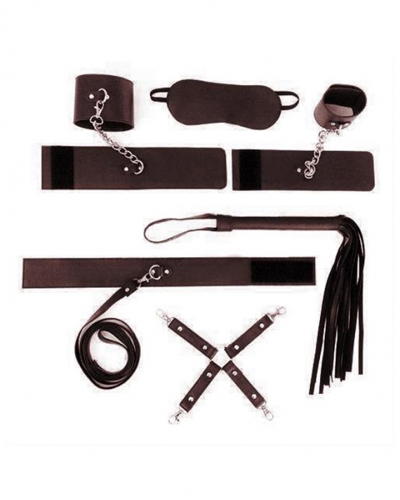 Suni Deri Fetiş Bdsm Bağlama Seti