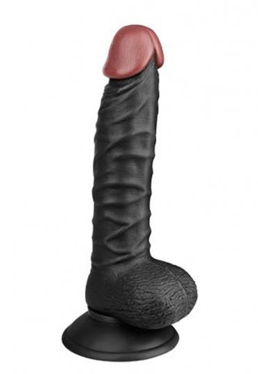 Zenci Realistik Damarlı 20.3 Cm Vibratör