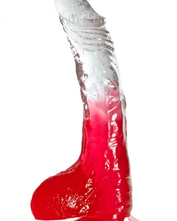 Çift Renkli Two Şeffaf Dildo