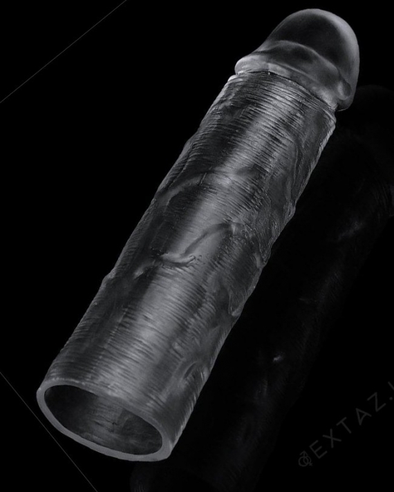 3 Lü Set Jel Doku Şeffaf Penis Kılıfı