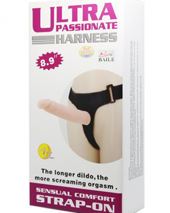 Ultra Harness Belden Bağlamalı Testissiz Penis