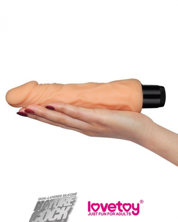 Real Feel Cyberskin 21 Cm Titreşimli Vibratör Penis