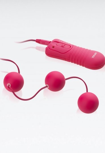 Pembe Triple Power Balls Anal Vajinal Top