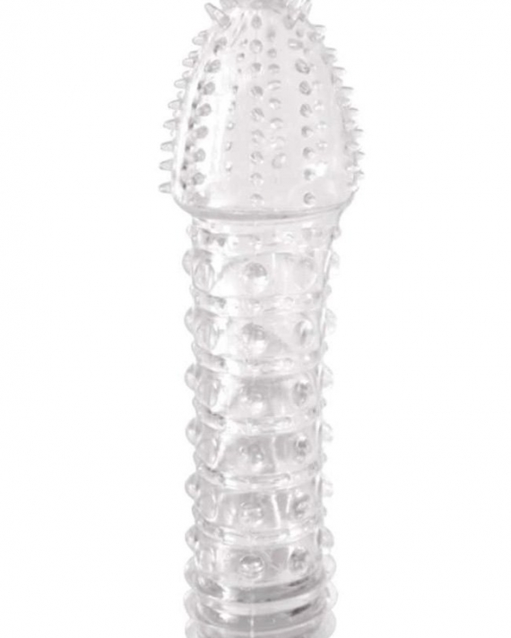 Klitoris Uyarıcı Dildo Silikon Penis Kılıfı Uzatmalı Prezervatif