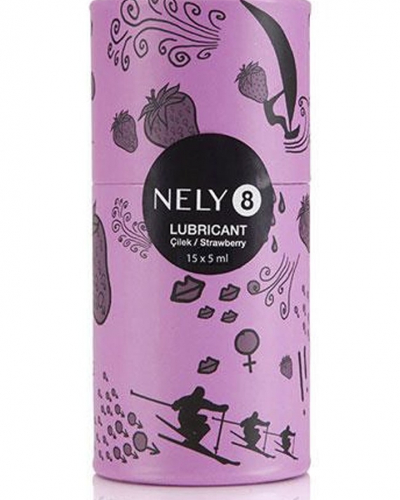 Nely8 Çilek Aromalı 5ML. Kayganlaştırıcı Jel