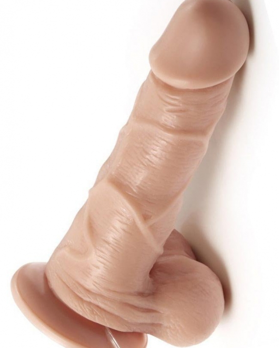 Titreşimli Oynar Başlı Gerçekçi Vibratör 17 Cm