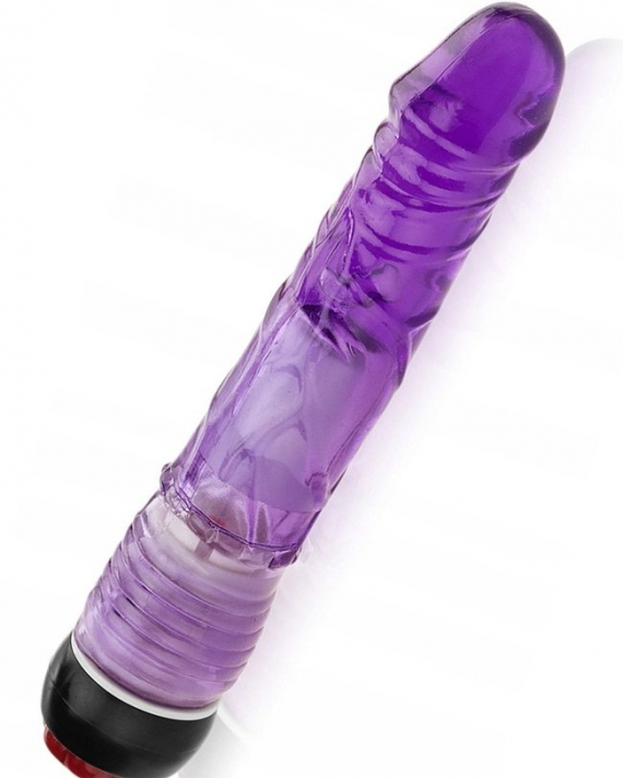 Vibes 18 Cm itreşimli Mor Jel Vibratör