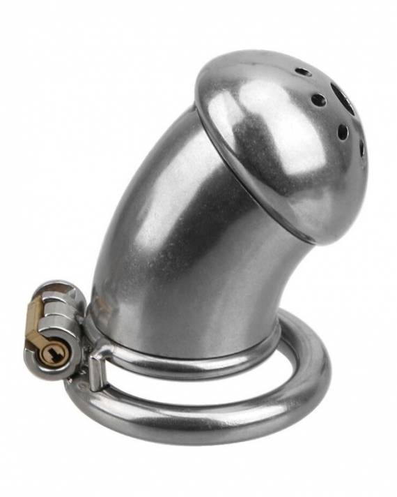 Sahibe Bdsm Paslanmaz Çelik Penis Kafesi