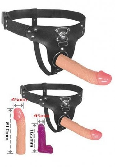 Ten Rengi Ve Jel Vibrator ile Birlikte Belden Bağlamalı