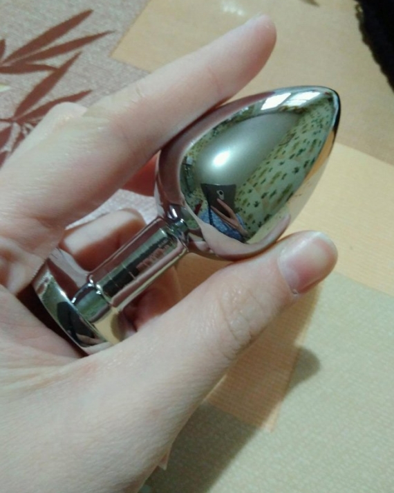 Yeşil Büyük Boy Gold Anal Plug 