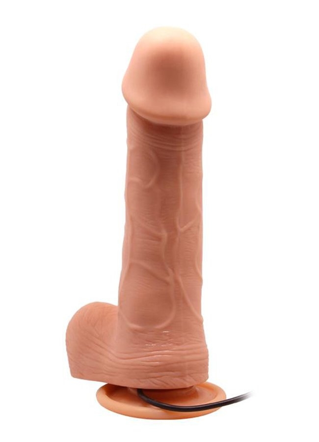 Gerçek Penis Doku Oynar Başlı Titreşimli Dildo