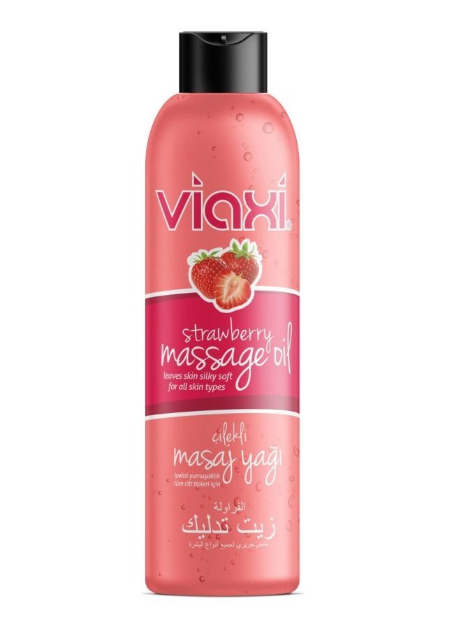 Viaxi Masaj Yağı Çilek Aromalı 177 ml