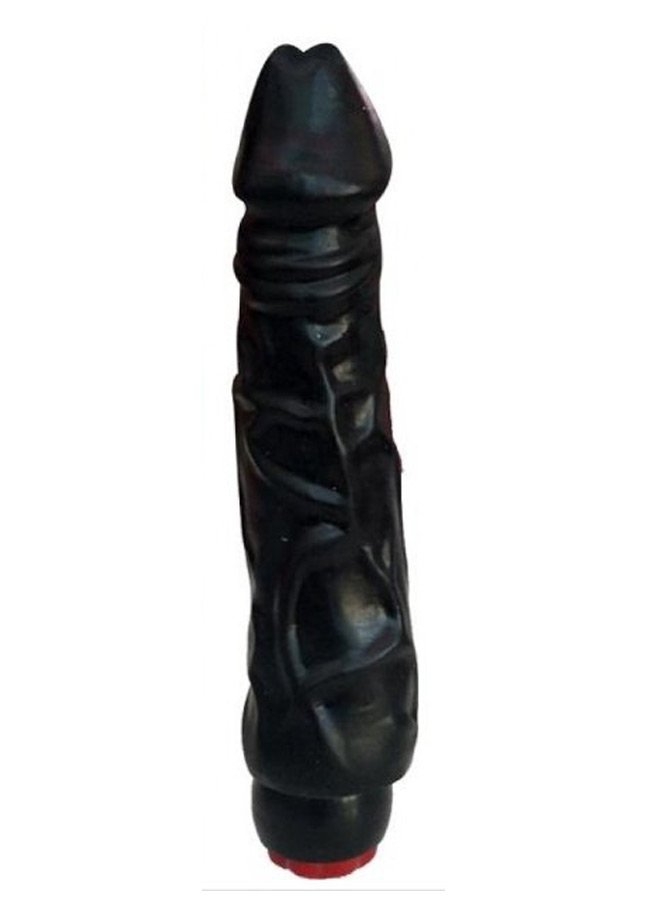 21 Cm Güçlü Titreşimli Zenci Gerçekçi Realistik Vibratör